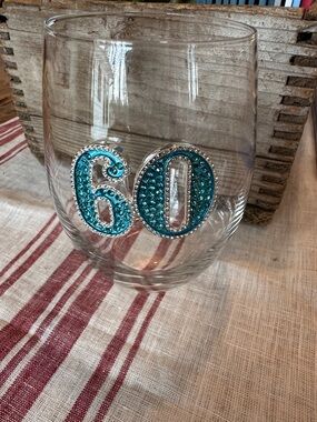 Jeweled 60 Stemless Wine Glass By The Queens’ Jewels | 18oz
